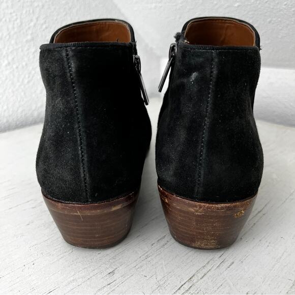 Sam Edelman Petty black suede ankle bootie size 7.5 - Picture 7 of 11
